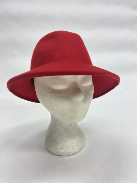 Rode vilten hoed - Rood vilten hoedje