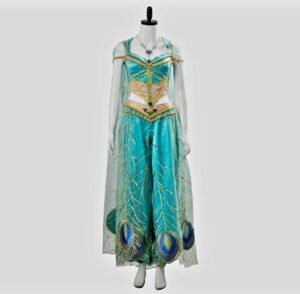 Kostuum Prinses (Jasmine) Blauw - 